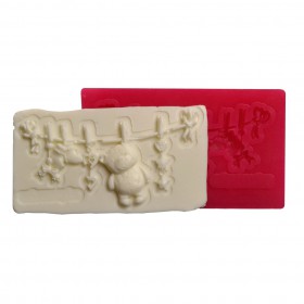 Силиконов калъп "Наниз - бебешки играчки"